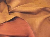 Faux Suede Suedette Fabric Material SATIN GINGER All Sizes Bulk Discounts